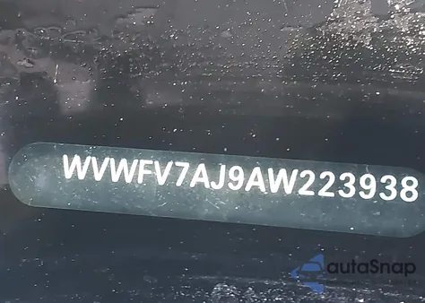 2010 Volkswagen Gti 2-Door из США, поврежденный, VIN WVWFV7AJ9AW223938